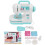 Sewing Machine Toy Blue Portable Mini Simulation 1