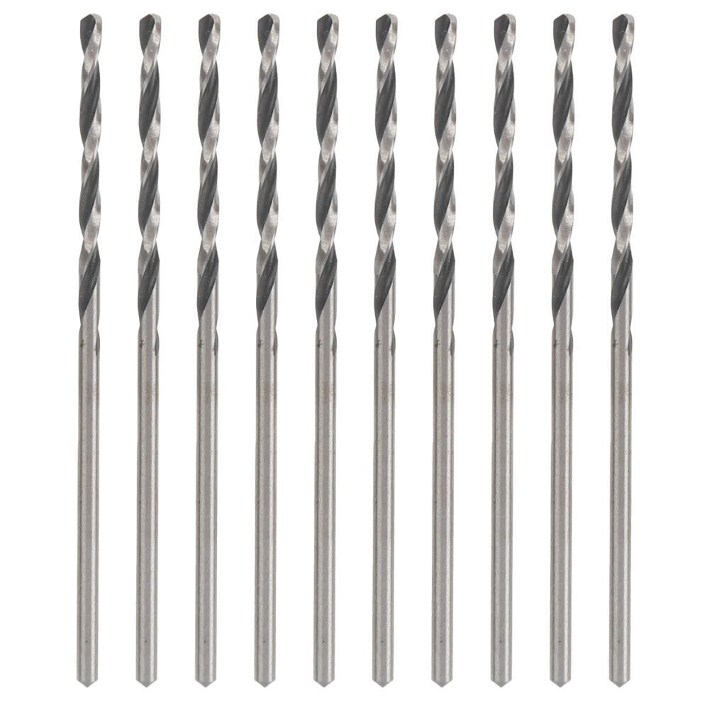 10Pcs Straight Shank Twist Drill Bits for Jewelry