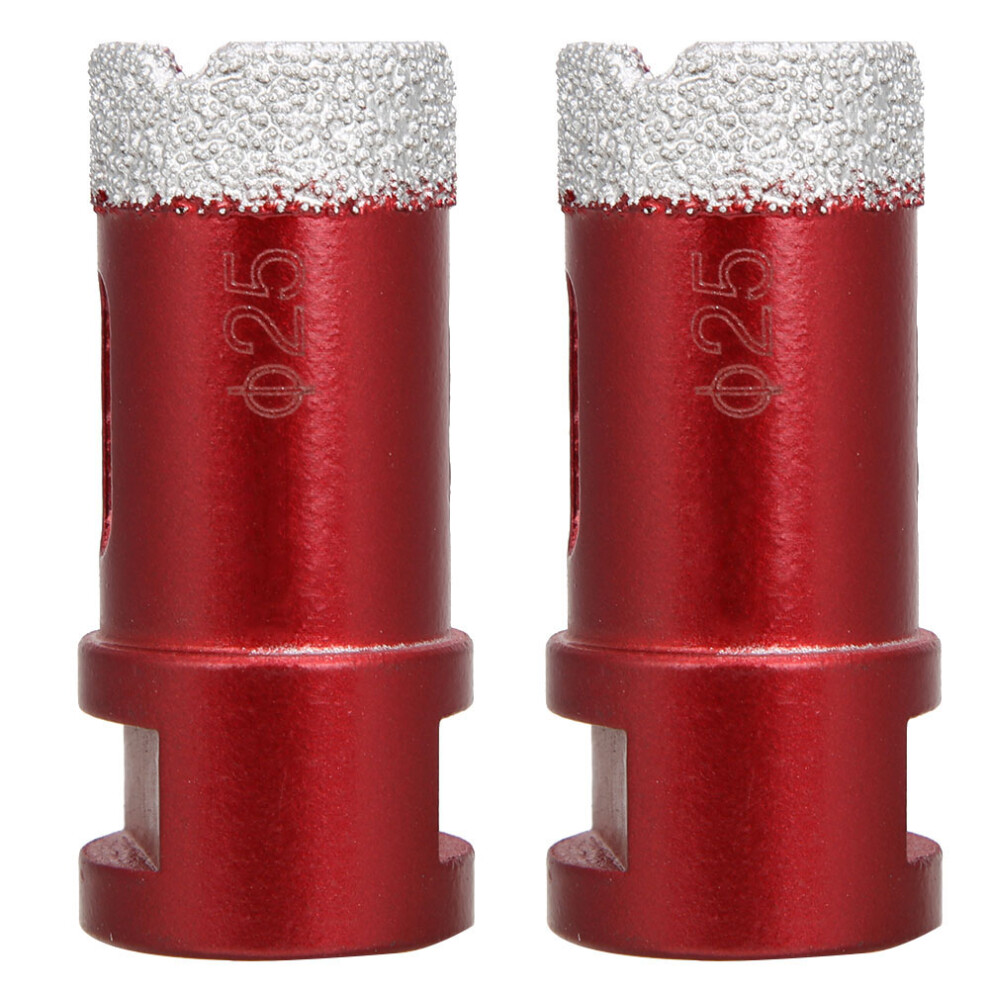 2Pcs Hole Saws Bits Diamond M14 Female Thread