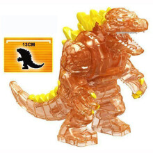 (Burning Godzilla)Godzilla King Of The Monsters King Ghidorah Action Figure Costruzione Blocchi Giocattolo