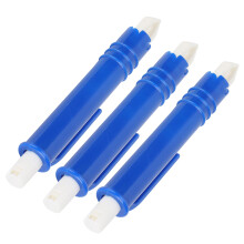 3er Pack Haustierzupfen- und Flohkämme, Blau, 9,5 cm, Milben- und Eierentferner