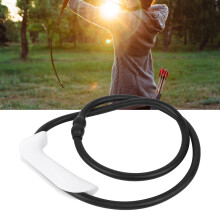 Gummi-Bogenschießtrainer, Bogenziehhilfe, Schwarz/Weiß, 140g, Outdoor-Ausrüstung