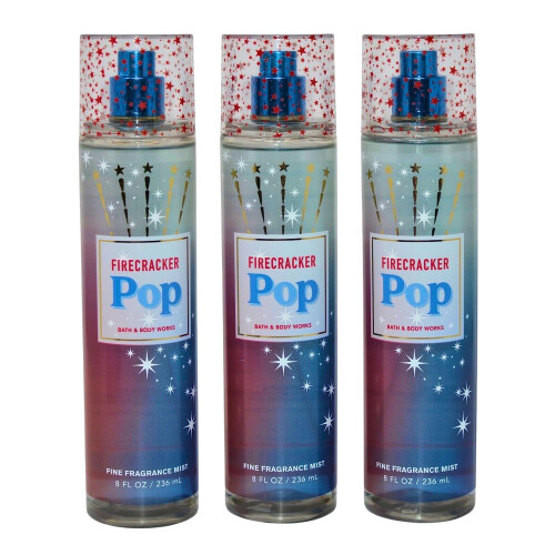 Bath & Body Works Bath & Body Works Duftspray, 3er-Pack, je 237 ml (Firecracker Pop)