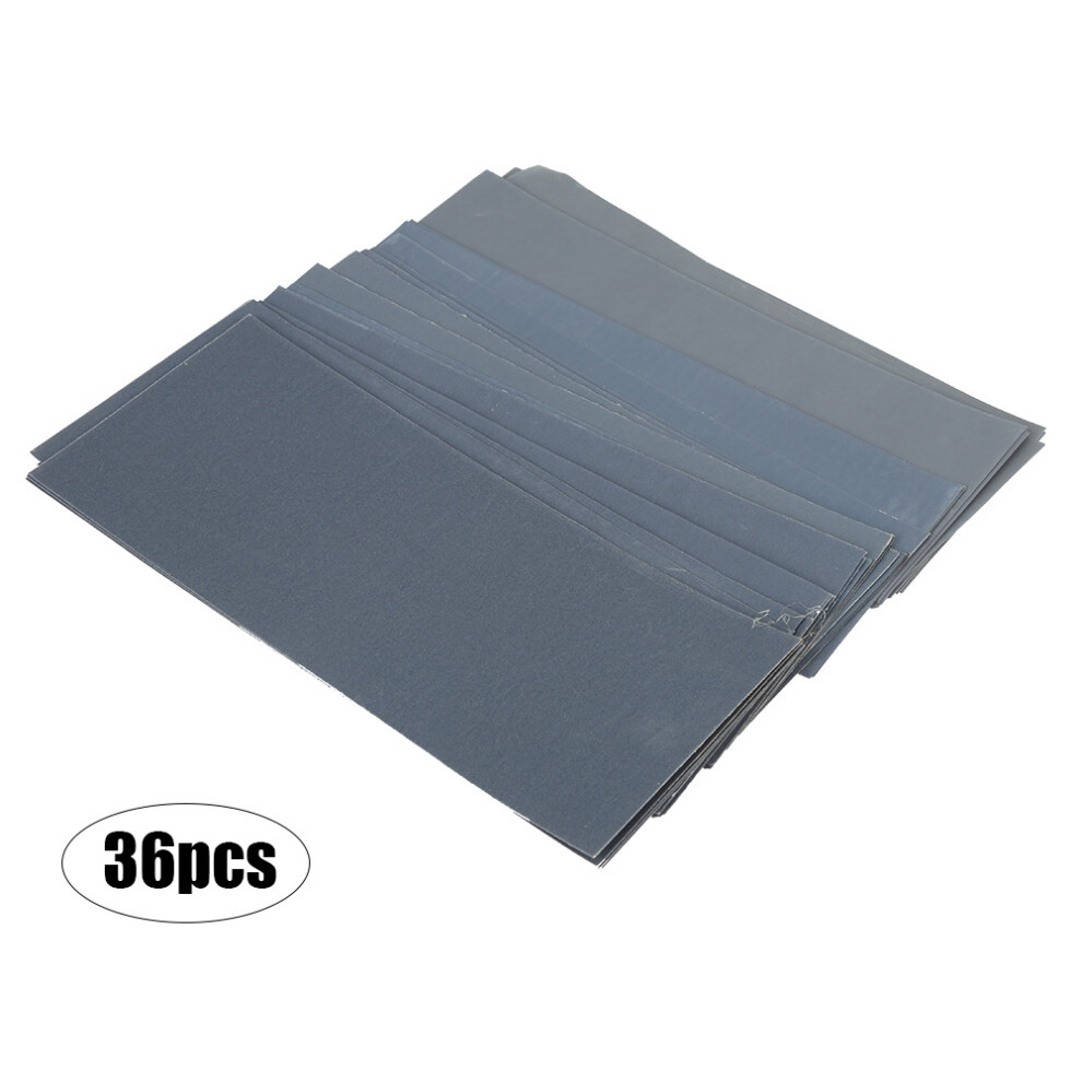36pcs 400#-3000# Sandpaper Grinding Polishing