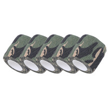 (5 Stück) Selbstklebende Camouflage-Bänder Outdoor Vlies 450x5cm