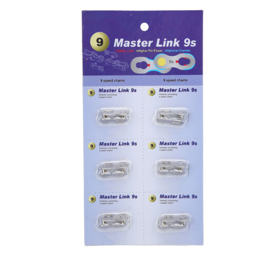 6 Pairs Bike Chain Quick Links Steel Missing Chain