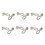 6 Pairs Bike Chain Quick Links Steel Missing Chain 9