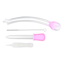 Baby Nasensauger Set 6 Stück Schnuller Entferner Pink Nasenpflege-Tools