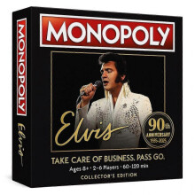 Elvis Presley 90th Anniversary Monopoly Board Game Card Game