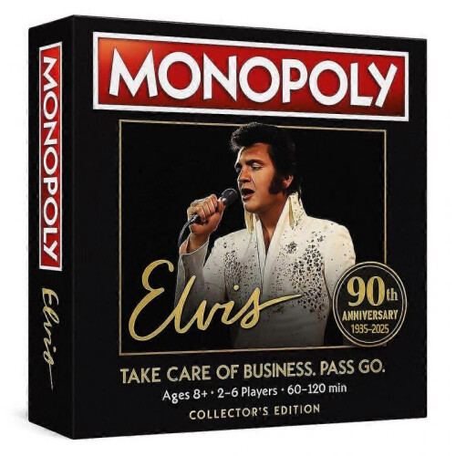 Elvis Presley 90th Anniversary Monopoly Board Game Card Game