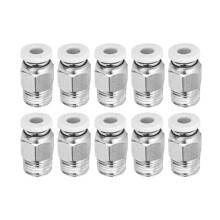 Hochwertige 10 Stück M10 Gewindepneumatikstecker für 3D-Drucker