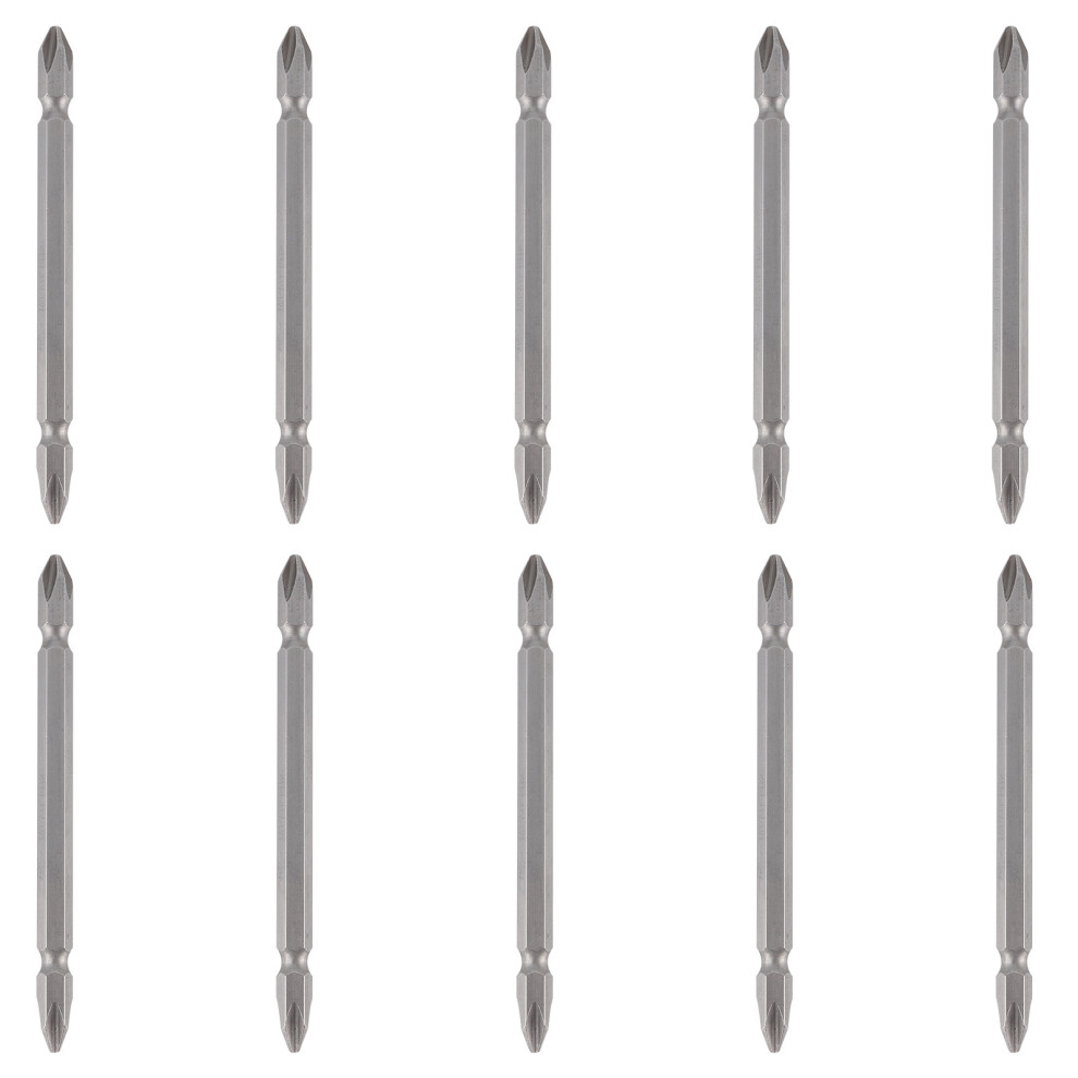 10Pcs Electric Screwdriver Bit Dual Head Cross S2