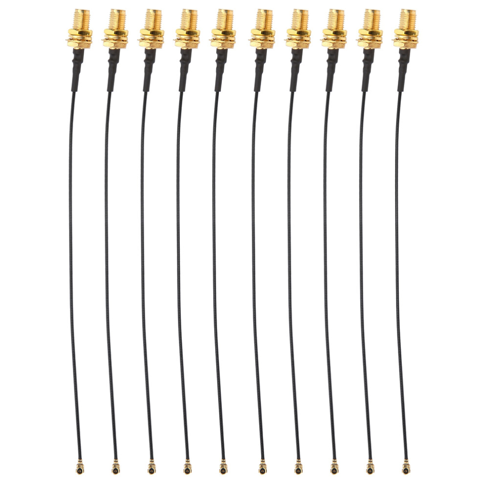 10Pcs RF Adapter Pigtail Cable IPEX to SMAk U.FL