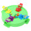 Beans Eating Game Multi Modes Interactive 3
