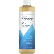 Home Health Original Castor Oil - 16 Fl Oz - Promotes Healthy Hair & Skin Natural Skin Moisturizer - Pure Cold Pressed Non-GMO Hexane-Free S