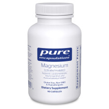 Pure Encapsulations Magnesium (Citrat/Malat) Magnesiumprparat zur Untersttzung der Nhrstoffverwertung, Energie, Knochen und Herzgesundheit*