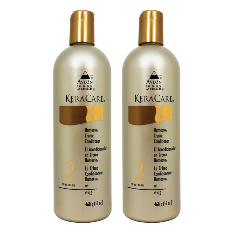 Keracare Humecto Creme Conditioner 16Oz """"Pack Of 2""""