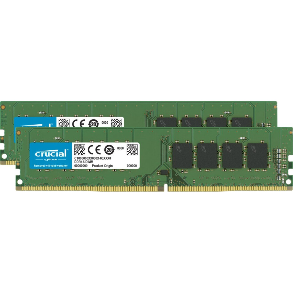 Crucial 16Gb Kit (8Gbx2) Ddr4 2133 Mt/S (Pc4-17000) Dr X8 Unbuffered Dimm 288-Pin Memory - Ct2k8g4dfd8213