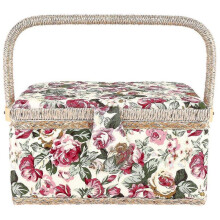 Extra Large Sewing Basket,Vintage Sewing Basket,for Needles, Thread, Tape Measure, and Other Sewing