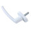 Universal Aluminum Alloy Window Handle Key Locking for Double Glazing White 4