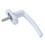 Universal Aluminum Alloy Window Handle Key Locking for Double Glazing White 1