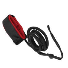 Surfboard Fußleine 2,18 m PVC Surfing Kayak Leine Schwarz/Rot Sicherheitszubehör