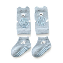 Baby Knee Pads Socks Set Soft Cotton Prevent Slip