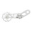 Single Speed Chain Tensioner Aluminum Alloy 3