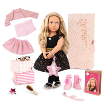 Our Generation - 46 cm Starry Fashion Starter Doll - Blonde Hair & Bright, Sky-Blue Eyes - 3 Outfits & Styling Accessories in Gift Box - Pretend Play