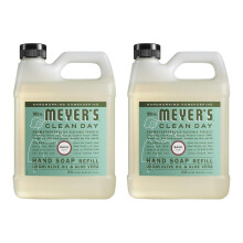 Mrs. Meyer's Clean Day Liquid Hand Soap Refill 33 Fl Oz. (paket med 2)