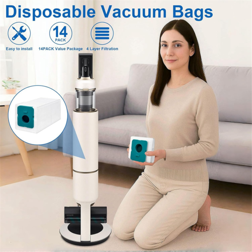 13 Stück Staubsaugerbeutel für Jet VCA-ADB95 1