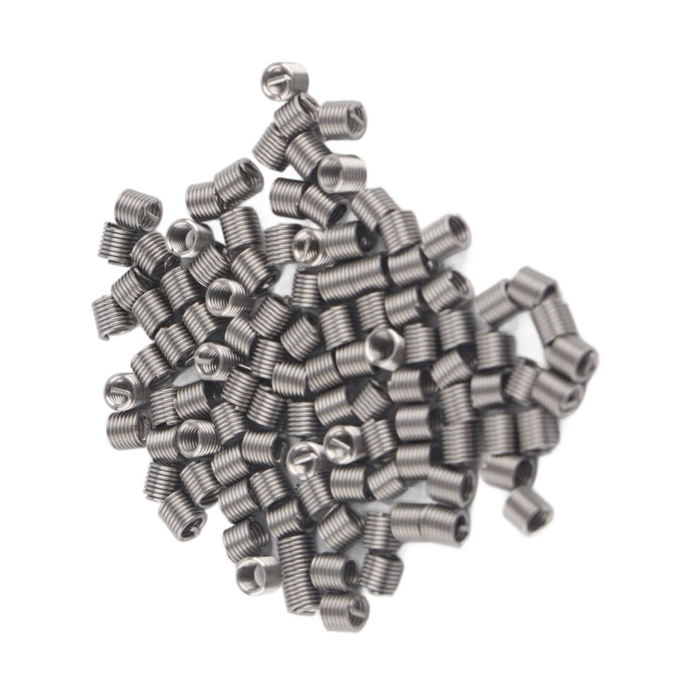 100pcs M2 Stainless Steel SS304 Coiled Wire