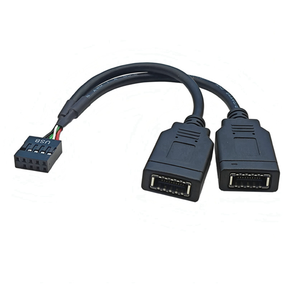 Usb 9Pin To Double Type-E Key-A Adapter Cable 4851555622737