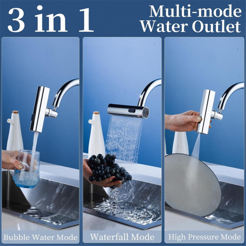 Kitchen Faucets with Pull Down Waterfall Kitchen Sink Faucet 2