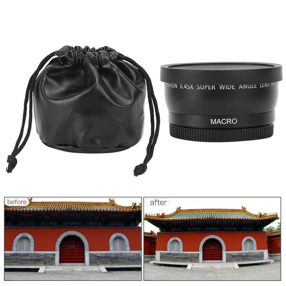 Jsr-1152 55Mm 0.45X Wide Angle Macro Lens For 55Mm Cameras 7671346320676