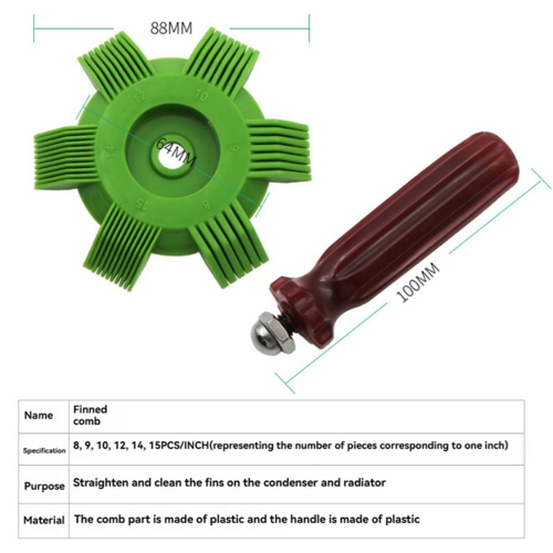 Rettingsverktøy for radiatorfinne til HVAC/AUTO 1