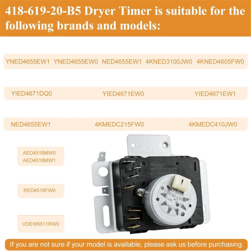 W10745655 Tørretumblertimer til 2