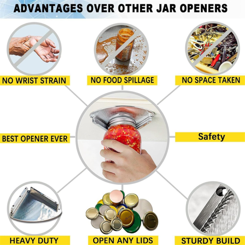 Jar Openers for Seniors,Under Cabinet Jar Openers for Weak Hands 2