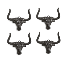 Suporte para chapéu de cowboy de parede, pacote com 4 unidades, moderno suporte de metal para chapéu de cowboy
