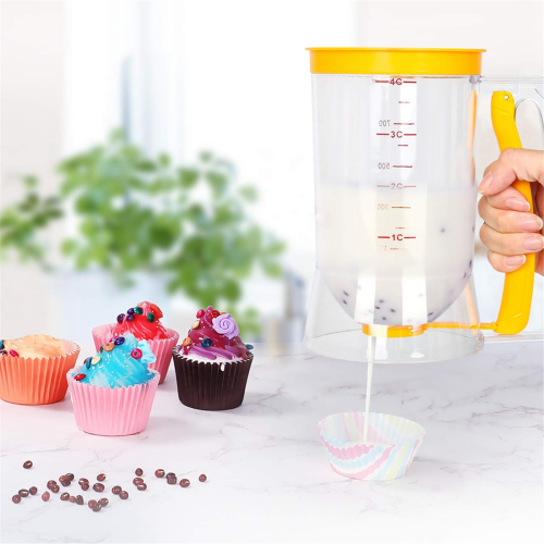Multifunctional batter separator
Batter funnel
Hand-crank batter colander 1