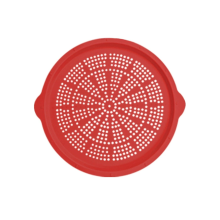 Silikone pizzapande multifunktionel bageplade non-stick pizzapande, rød