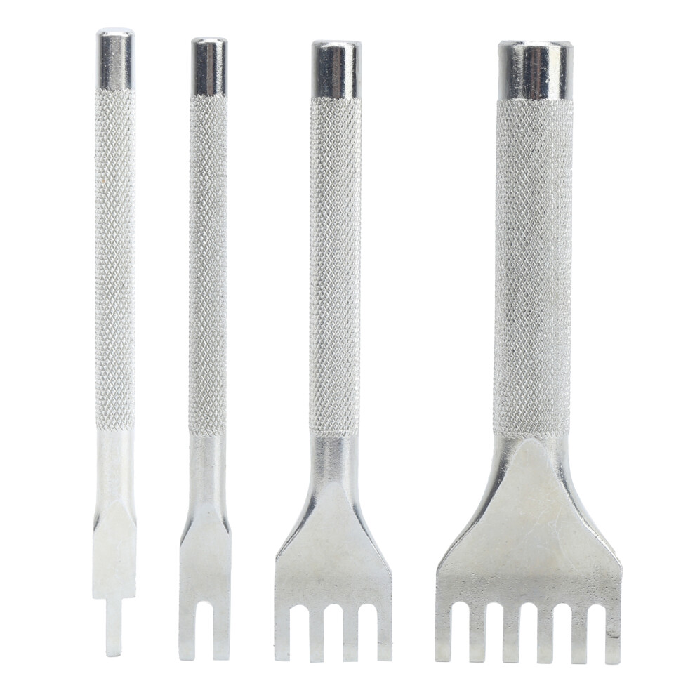 Prong Punch Tool Lacing Chisel Set Leather Hole