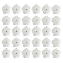 30 de burete filtrant tip floare albă pentru piscine