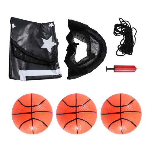 Dětská trampolínová basketbalová sada, vodotěsná, černá 1