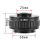 Mikroskop C-mount-adapter, 0,35X CCD, trinokulær, 38 mm interface. 6