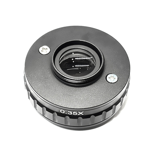 Mikroskop C-mount-adapter, 0,35X CCD, trinokulær, 38 mm interface. 2