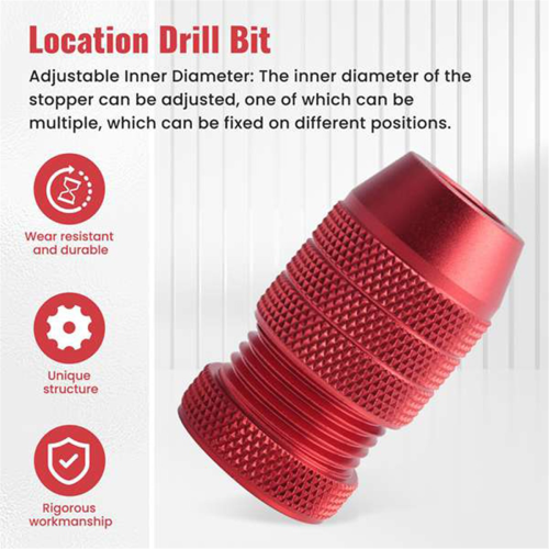 Drill Depth Stop for Drill Bits,Drill Stop Collar Limit Rings Locator 2