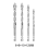 8PCS Drill Bits, Multifunctional Wear- Masonry Drill Bit 7