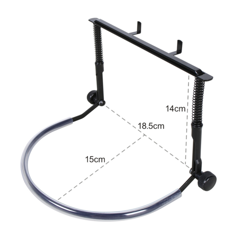 For Harmonica Holder Harmonica Stand 10 Hole 24 Hole Silver 1