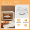 Microwave Bacon Tray with Lid Plastic Bacon Cooker 3
